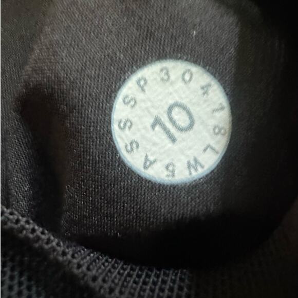 Lululemon 28" On The Fly Heathered Black Pant Size 10 - Picture 9 of 10